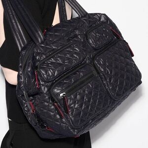 New With Tags MZ Wallace Black Large Travel Sutton